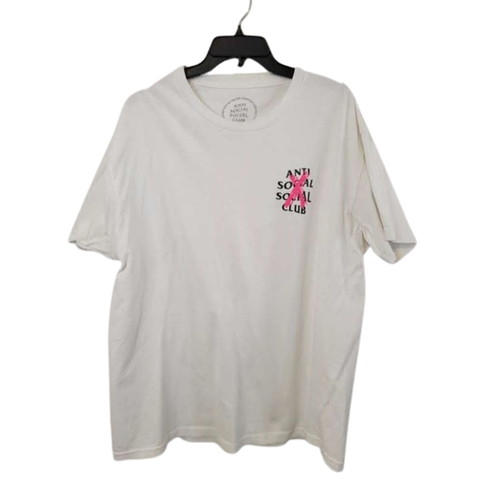 Anti Social Social Club White Graphic Tee Short Sleeve Men's T-shirt Size XL